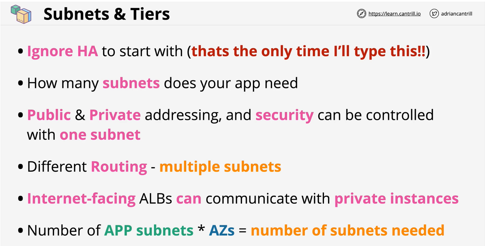 subnets-and-tiers